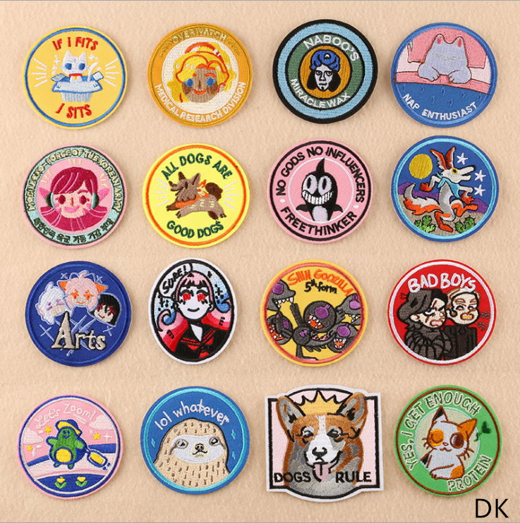 Sewing Id - New Arrival 10 Pcs Round Embroidered