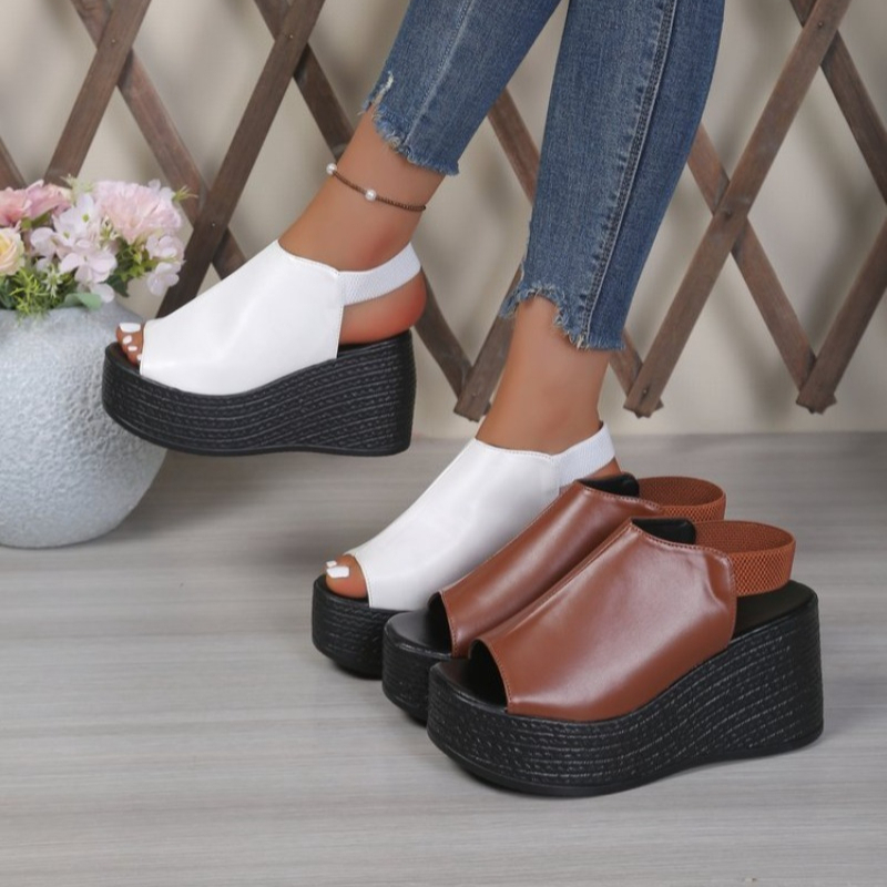 Women Sandals Summer  Wedge Sa - đánh giá và giá Elastic Waistband Roll