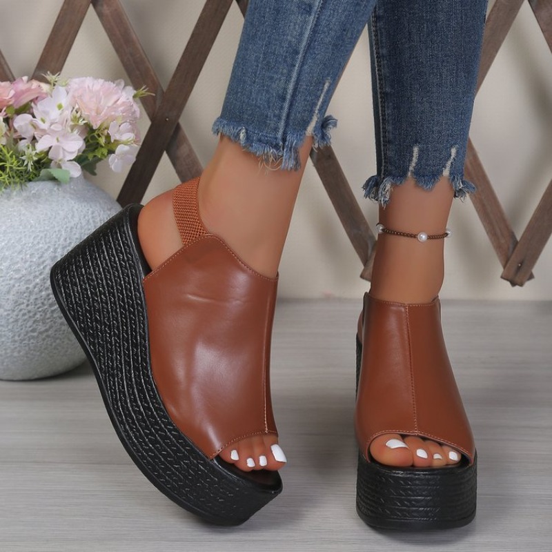 Women Sandals Summer  Wedge Sa - đánh giá và giá Elastic Waistband Roll