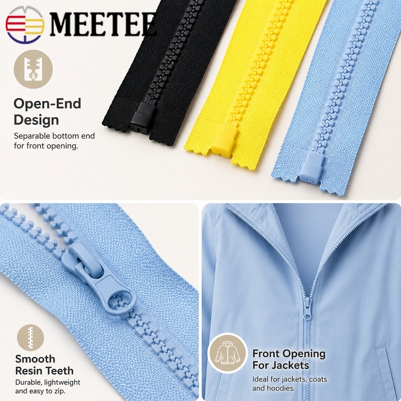 5Pcs 40-120cm 5# Resin Plastic - đánh giá và giá Sewing Front Zipper