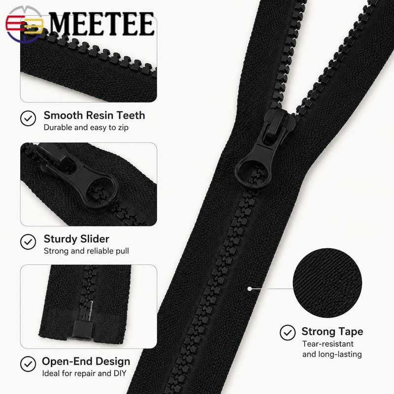 5Pcs 40-120cm 5# Resin Plastic - đánh giá và giá Sewing Front Zipper