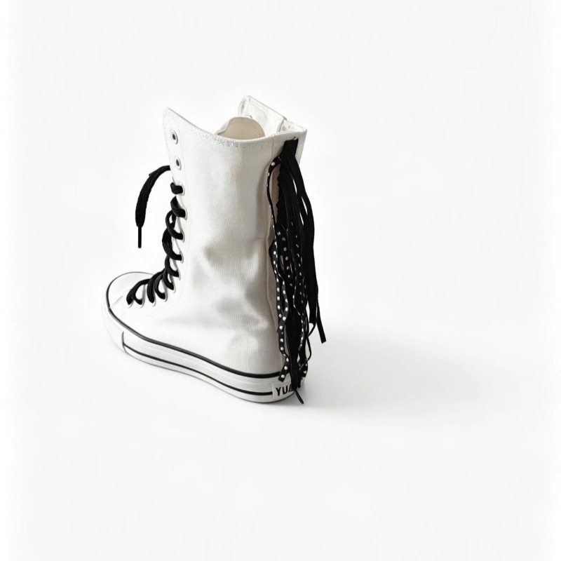 Canvas Shoes Woman New Medium  - đánh giá và giá Sewing Front Zipper