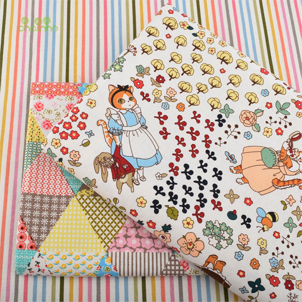 Chainho,Printed Cotton Linen F - đánh giá và giá Sewing Geotextile Fabric