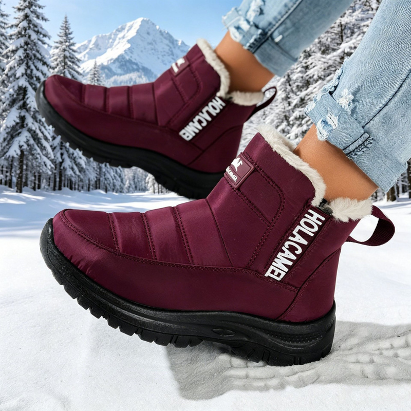 Women's snow boots with thick  - đánh giá và giá Sewing Fleece