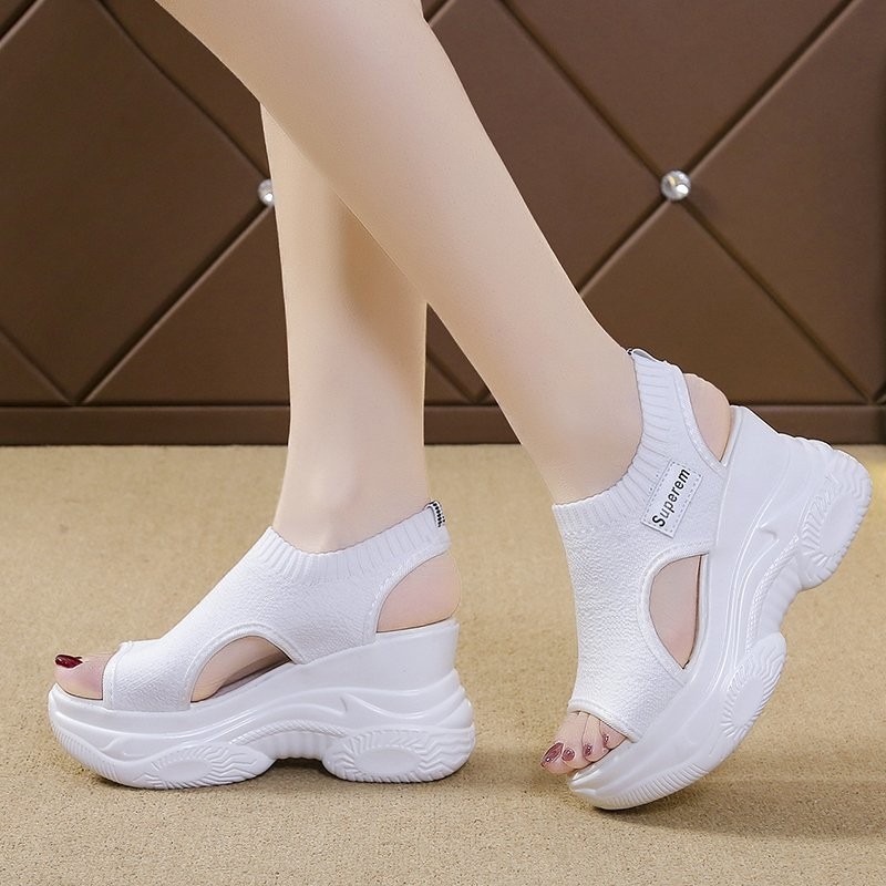 Women's Sandals 2025 Summer We - đánh giá và giá Elastic Waistband Roll