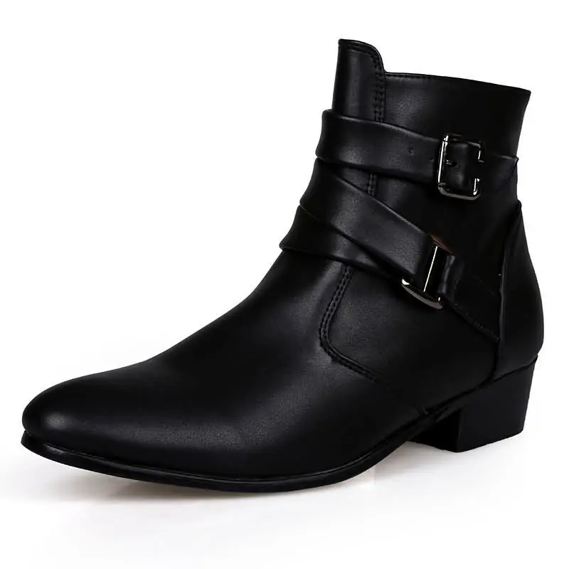 New Men's Boots Leather Chelse - đánh giá và giá Sewing Nylon