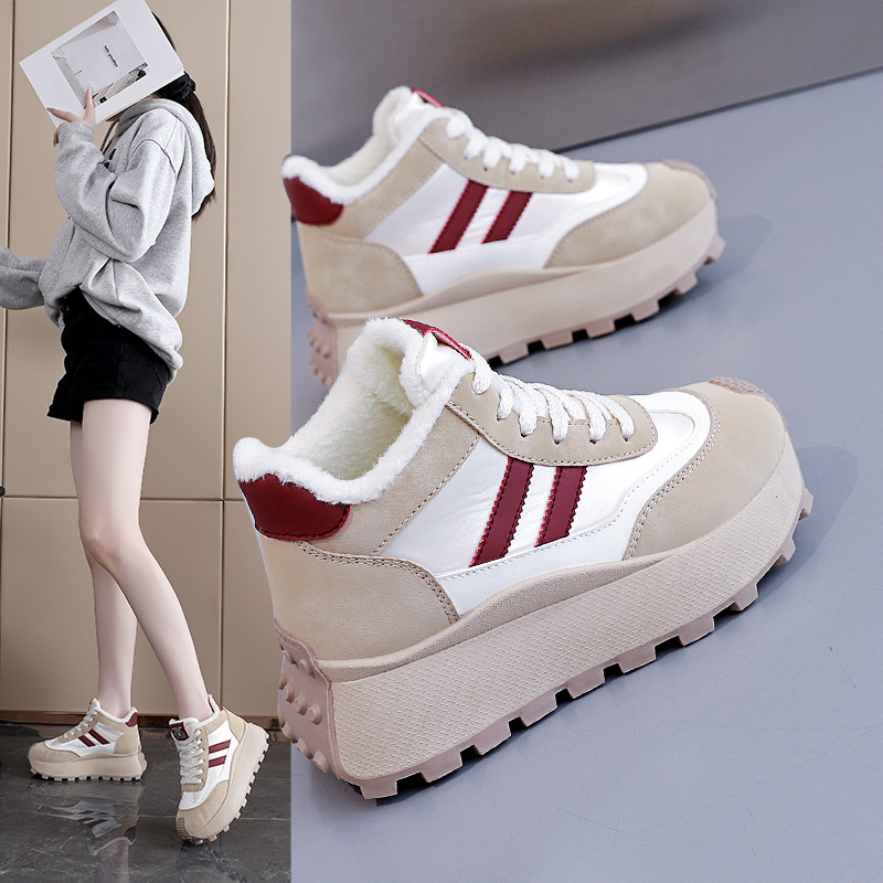 Winter Thick-Soled High-Top Wo - đánh giá và giá Sewing Fleece