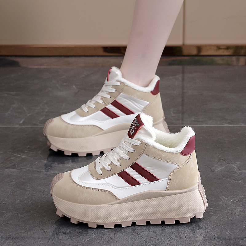 Winter Thick-Soled High-Top Wo - đánh giá và giá Sewing Fleece