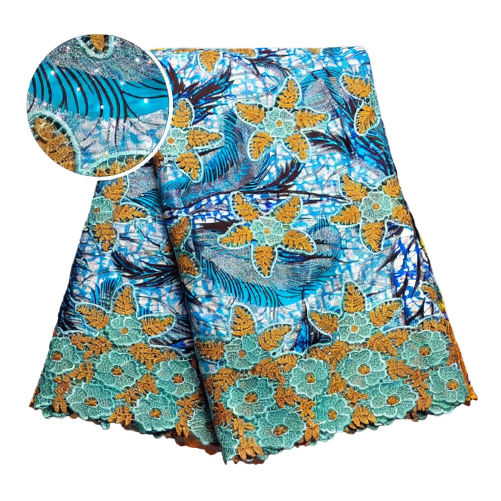 100% Cotton African Glitter Wa - đánh giá và giá Sewing Batik Fabric