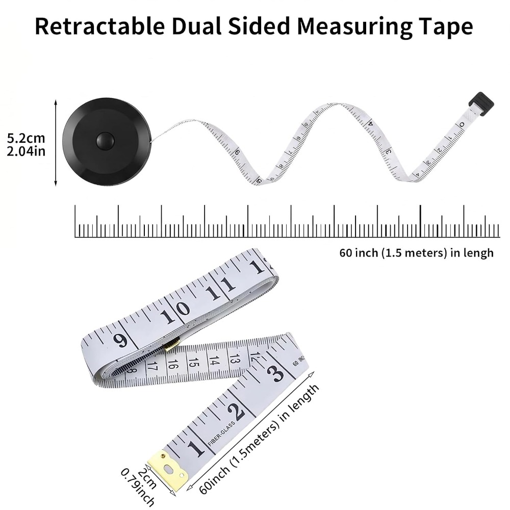 Soft Tape Measure Set of 2 Pac - đánh giá và giá Fabric Weight Set