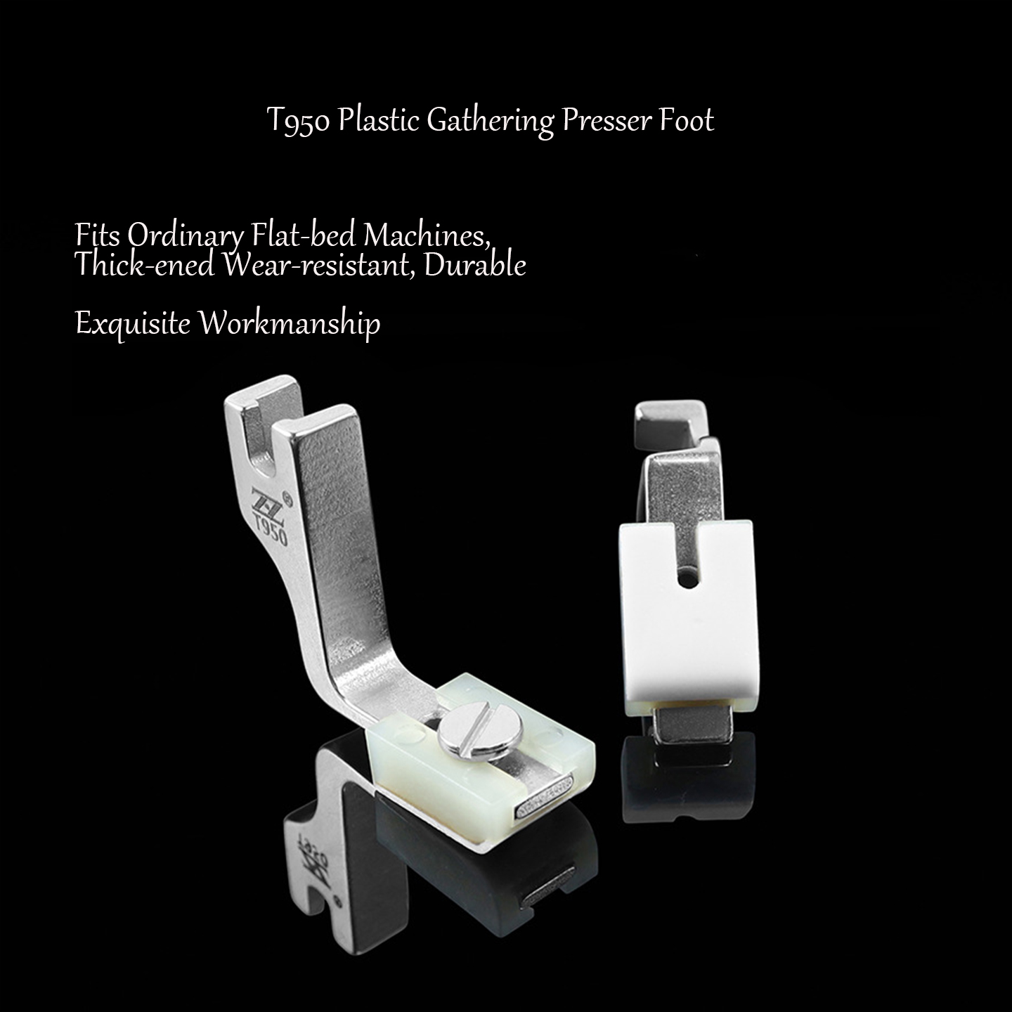 T950 Teflon Plastic Gathering  - đánh giá và giá Textile Sewing Machines