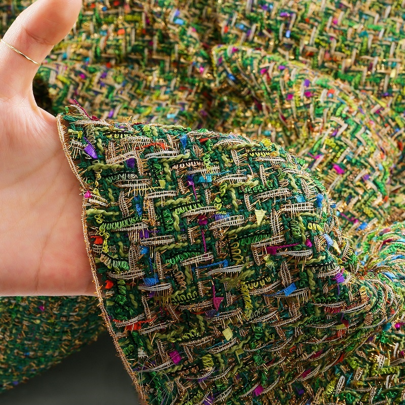 Vải Tweed Kẻ Sọc Sọc Dệt Len Q - đánh giá và giá Sewing Tweed Fabric