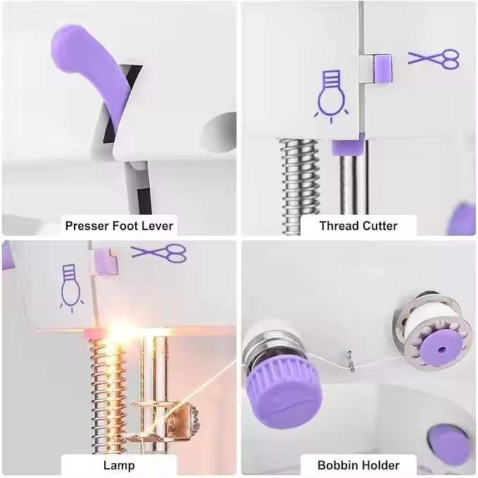Mini Electric Domestic Home Us - đánh giá và giá Textile Sewing Machine Price