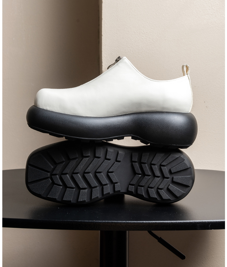 Derby Shoes for Men's Height I - đánh giá và giá Sewing Front Zipper