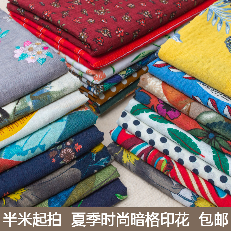 Fabric Cotton Linen Vintage Pr - đánh giá và giá Sewing Geotextile Fabric